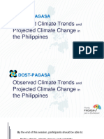 PAGASA Observed and Projected Climate