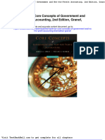 Test Bank For Core Concepts of Government and Not For Profit Accounting 2nd Edition Granof
