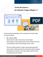 Membuat Toko Menjadi Unggul (Bagian 1) : Onste Excellence