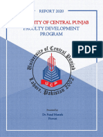 UCP Faculty Development Program Report 2020