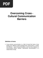 Overcoming Cross Cultural Communication Barriers