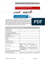 SF01 - Application Form - Social Audit SMETA & AIM PROGRESS