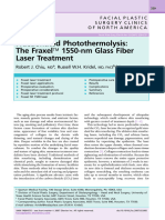 Fractionated Photothermolysis: The Fraxelä 1550-nm Glass Fiber Laser Treatment