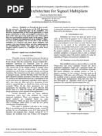 A VLSI Architecture For Signed Multipliers