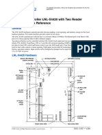 Intelligent Controller LNL-X4420 With Two Reader Interfaces Quick Reference