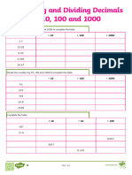 t2 M 1250 Multiplying and Dividing Decimals by 10 100 1000 Activity Sheets - Ver - 5