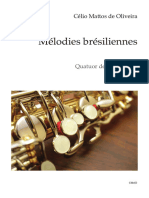 Célio Mattos de Oliveira - Mélodies Brésiliennes Pour Quatuor de Saxophones