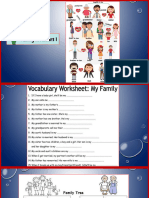 3) Family and Vocabulary
