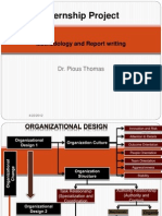 Internship Project: Methodology and Report Writing