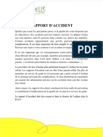 Rapport Daccident