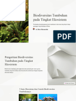 Biodiversitas Tumbuhan Pada Tingkat Ekosistem