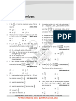 Complex Numbers: For More Material Join: @jeeadvanced - 2024