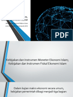 Moneter Dan Fiskal Dalam Ekonomi Islam