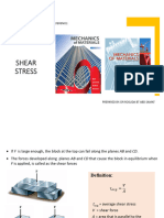 Chapter 1b Stress and Strain (Shear Stress)