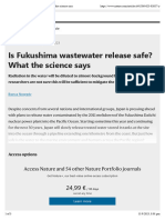 Is Fukushima Wastewater Release Safe What The Science Says