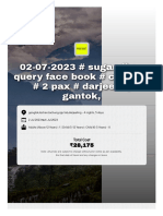 02-07-2023 # Sugandha - Query Face Book # Car Only # 2 Pax # Darjeelin, Gantok