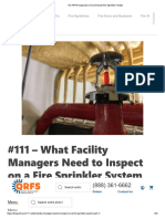 The NFPA Inspection of Commercial Fire Sprinkler Heads