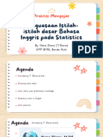 Penguasaan Istilah-Istilah Dasar Bahasa Inggris Pada Statistics