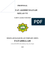 Proposal Kegiatan Akhirussanah 2023