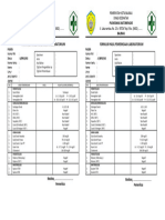 Formulir Hasil Laboratorium