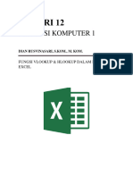 Materi 12 - Fungsi VLOOKUP HLOOKUP Pada Ms Excel