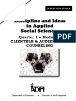 DIASS12 Q1 Mod4 Clientele-and-Audiences-in-Counseling v3