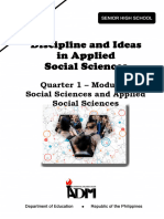 DIASS12 Q1 Mod1 Social Sciences and Applied Social Sciences v2