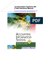 Accounting Information Systems 8th Edition Hall Solutions Manual