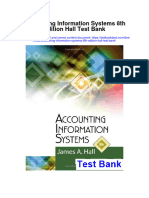 Accounting Information Systems 8th Edition Hall Test Bank