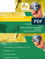Présentation Analyse Des Données ACP
