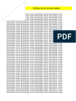 STOCK EXCEL 10 Juli 2023