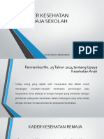 Kader Kesehatan Remaja Sekolah: Puskesmas Kebon Jeruk