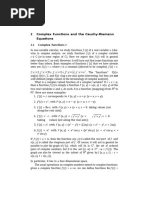 Cauchy Riemann Equation