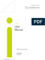 User Manual: 2704 Process Controller