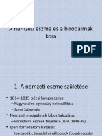 A Nemzeti Eszme És A Birodalmak Kora