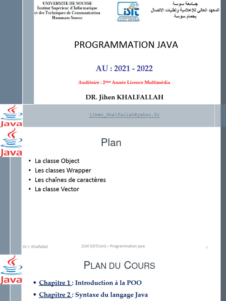 Classes Wrapper en Java | PDF | Java (Langage de programmation ...