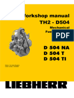 Руководство по ремонту дизельного двигателя TH2-D504 Mechanical Fuel Systems (Workshop manual)