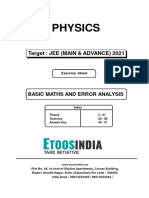 1 - Basic Maths and Error Analysis - 501552