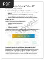 SAP BTP (Part 1)