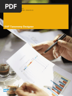 Sap Taxonomy Designer - dm10 - TD - en