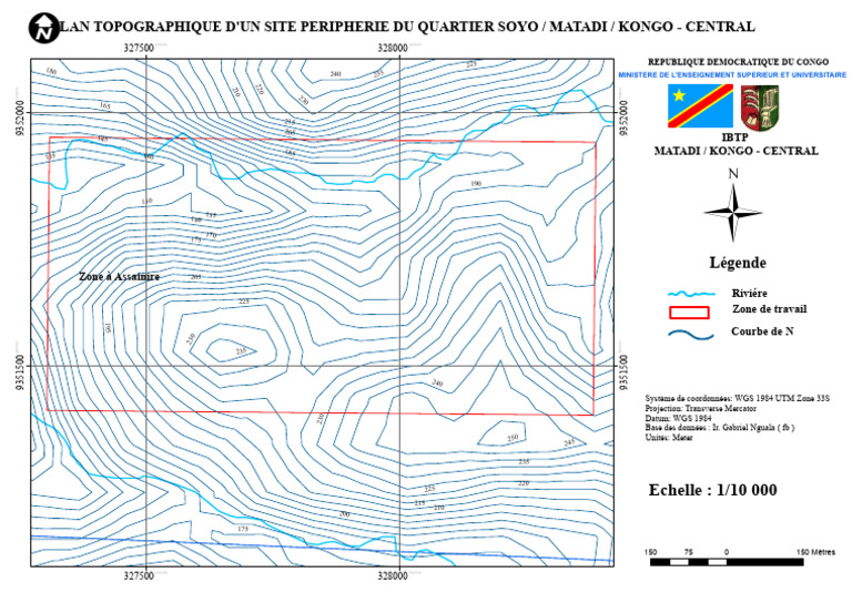 Plan topographique du site à Matadi | PDF | Géophysique | Géométrie ...