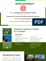 Emerging Areas of Tourism Eco Tourism