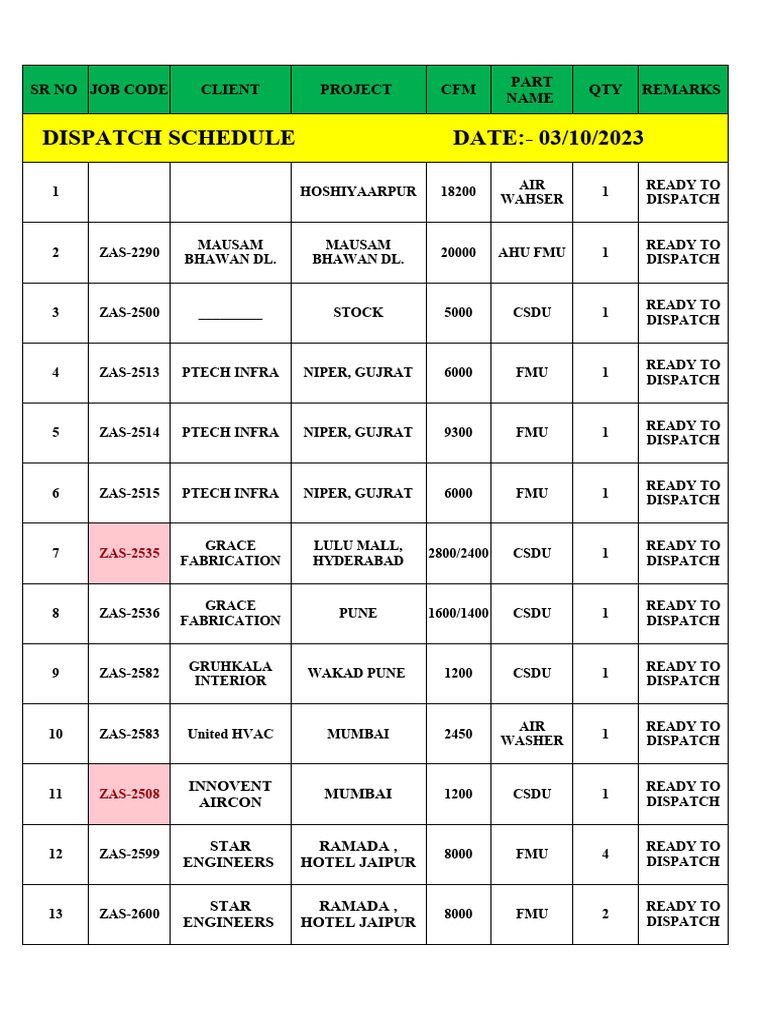 Dispatch Schedule (03.11.23) PDF
