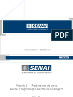 Módulo 3 - Parâmetros de Corte
