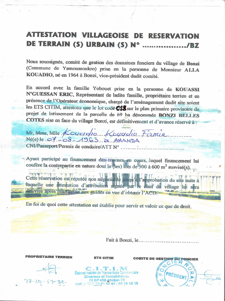 attestation-d-attribution-de-terrain-pdf-utilisation-des-terres