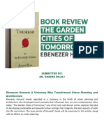 Book Review - The Garden Cities of Tomorrow