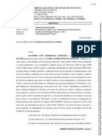 Tribunal de Justiça Do Estado de São Paulo: Processo Digital Nº: Classe - Assunto Requerente: Requerido