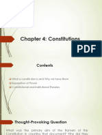 Chapter 4 - Constitutions