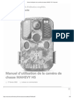Manuel D'utilisation de La Caméra de Chasse MAHEVY H5 - Manuals+
