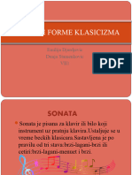 Muzičke Forme Klasicizma